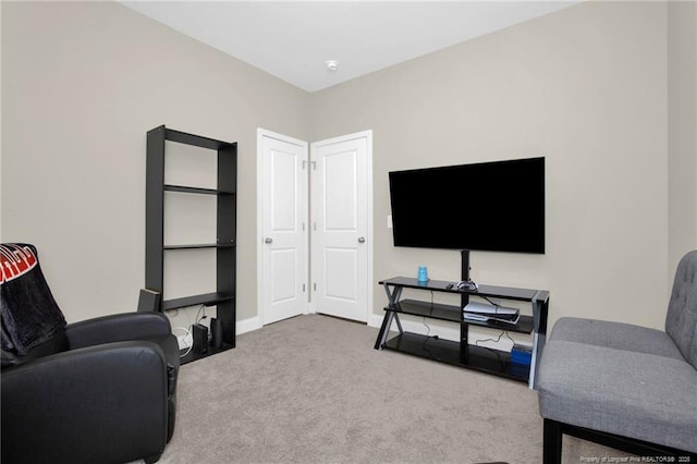 5831 James Allen Ln, Stedman, NC 28391 - living area featuring carpet flooring and baseboards