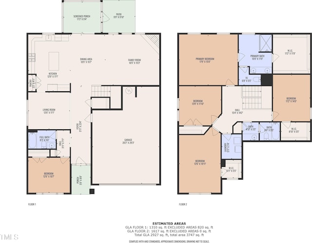 3413 Fairstone Rd, Wake Forest, NC 27587 - room layout