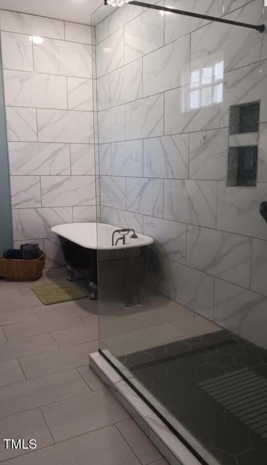 417 S Main St, Warrenton, NC 27589 - full bathroom with tiled shower