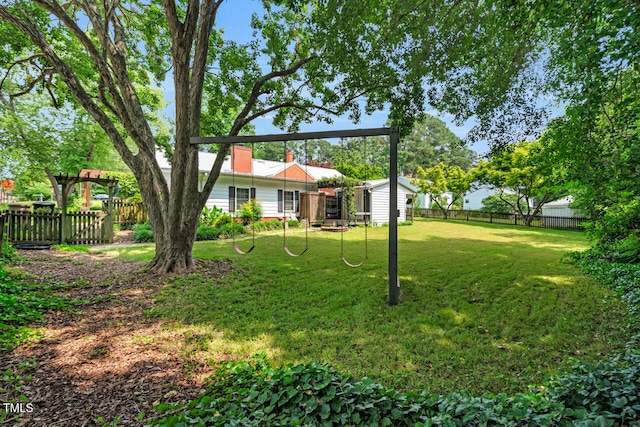202 Hilltop Ave, Garner, NC 27529 - view of yard