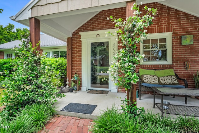 202 Hilltop Ave, Garner, NC 27529 - entrance to property featuring brick siding