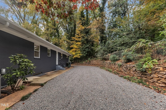 2600 Wade Ave, Raleigh, NC 27607 - view of yard with entry steps and fence