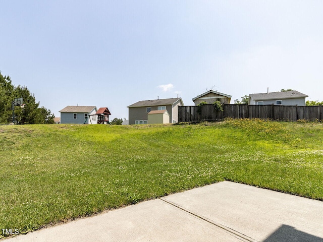 3507 Portico Ln, Durham, NC 27703 - view of yard featuring fence and a patio area