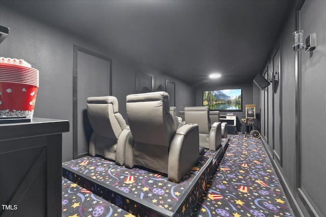 204 Woodstaff Ave, Wake Forest, NC 27587 - home theater with carpet floors