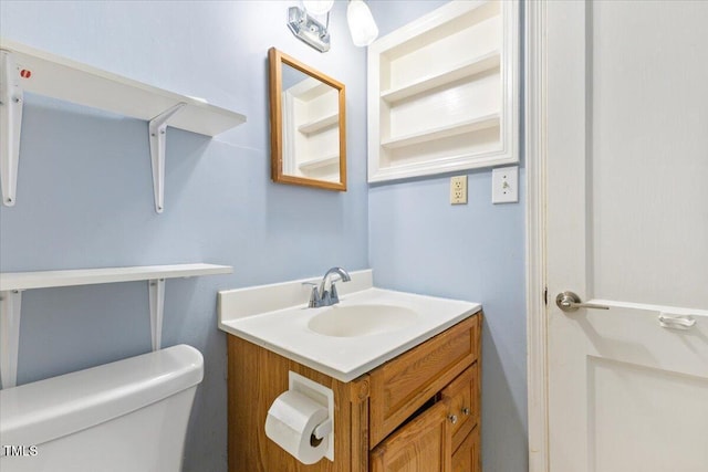 2324 Stevens Rd, Raleigh, NC 27610 - half bathroom featuring toilet and vanity