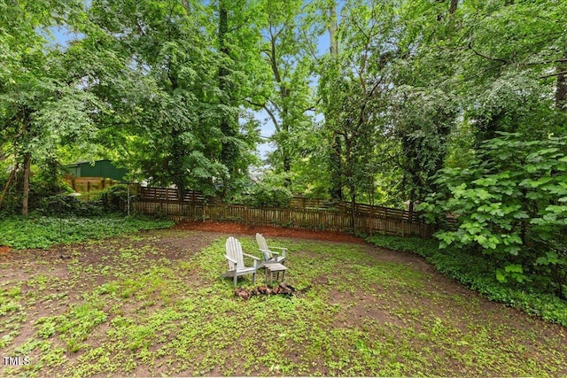 2324 Stevens Rd, Raleigh, NC 27610 - view of yard with fence
