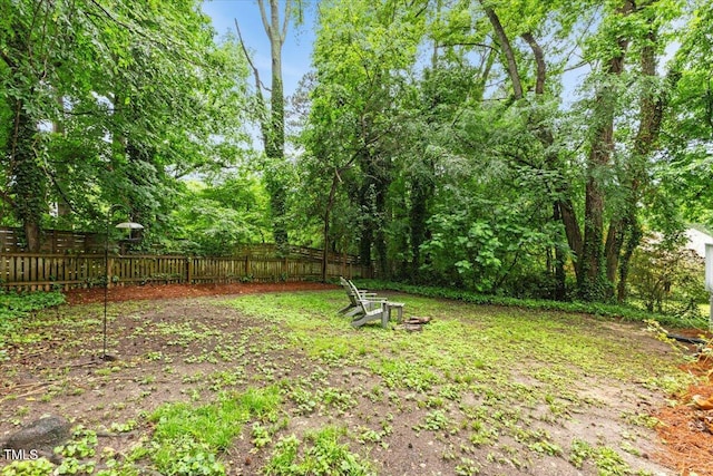 2324 Stevens Rd, Raleigh, NC 27610 - view of yard with fence