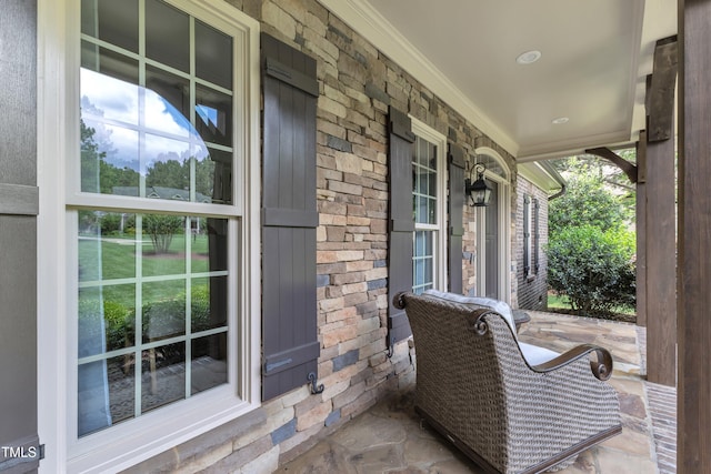 3007 Krogen Ct, Creedmoor, NC 27522 - view of patio featuring a porch