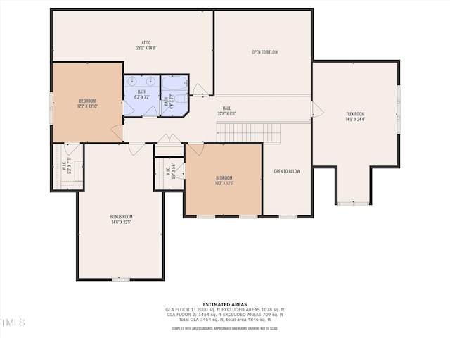 3007 Krogen Ct, Creedmoor, NC 27522 - room layout