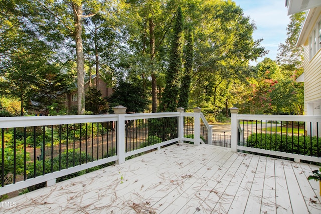 6201 King Croydon Ct, Raleigh, NC 27603 - view of wooden terrace