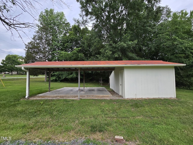 3669 W Greensboro Chapel Hill Rd, Liberty, NC 27298 - view of parking featuring a carport