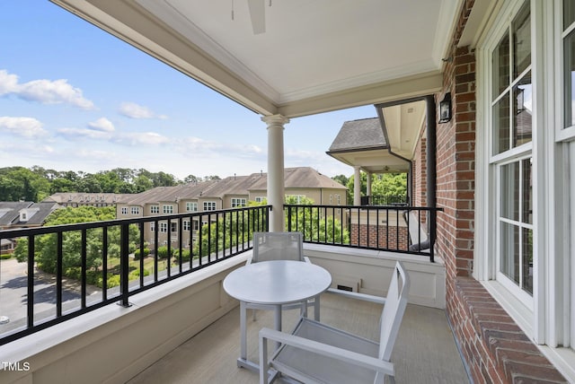 340 Allister Dr Unit 301, Raleigh, NC 27609 - balcony featuring a residential view