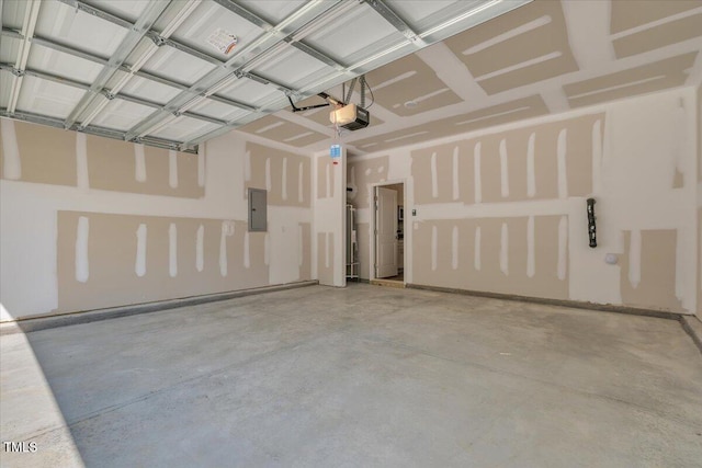114 Hays St, Oxford, NC 27565 - garage with a garage door opener and electric panel