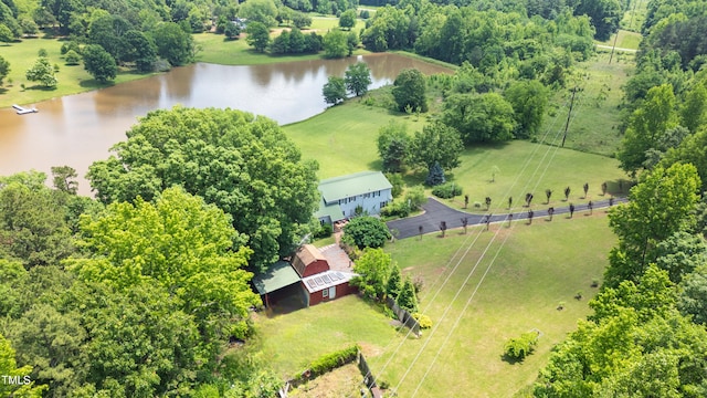 view of rural area with a large body of water