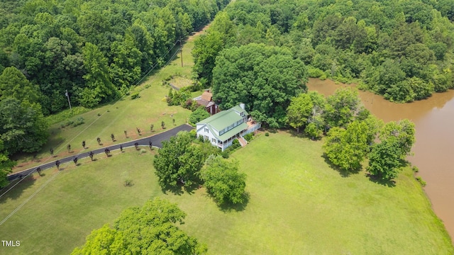 771 Cedar Grove Church Rd, Roxboro, NC 27574 - aerial view of sparsely populated area featuring a nearby body of water