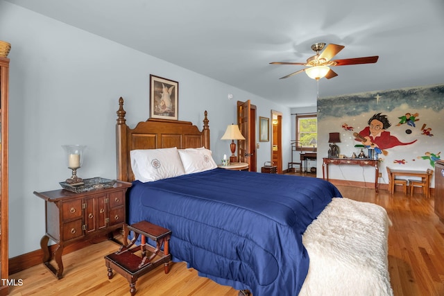 771 Cedar Grove Church Rd, Roxboro, NC 27574 - bedroom with wood finished floors and baseboards