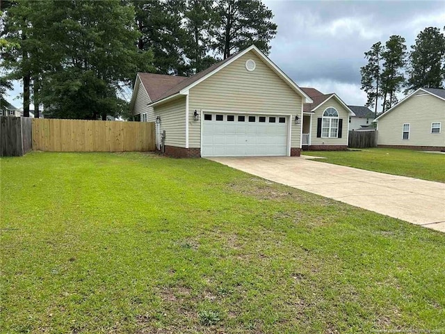view of front of house featuring an attached garage and concrete driveway