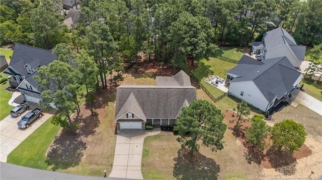 aerial view of property and surrounding area