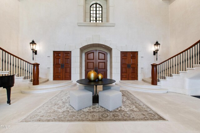 6510 New Market Way, Raleigh, NC 27615 - foyer entrance featuring a towering ceiling and stairway