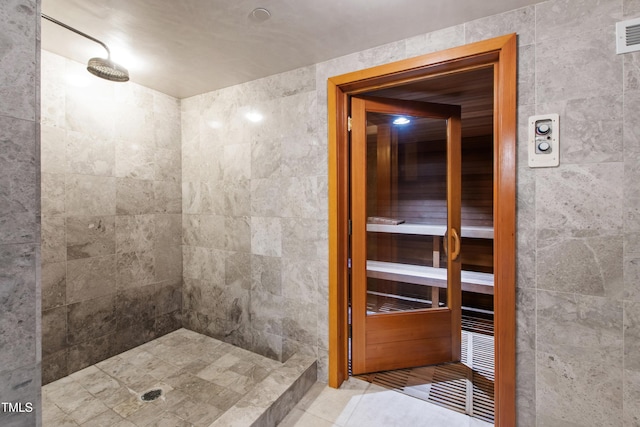 6510 New Market Way, Raleigh, NC 27615 - sauna / steam room with tile patterned floors