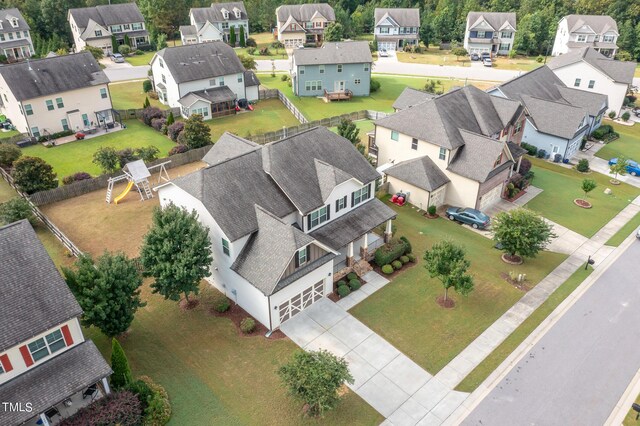 453 Granite Saddle Dr, Rolesville, NC 27571 - aerial perspective of suburban area