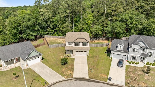 4572 Headwind Dr, Fayetteville, NC 28306 - view of subject property with a forest