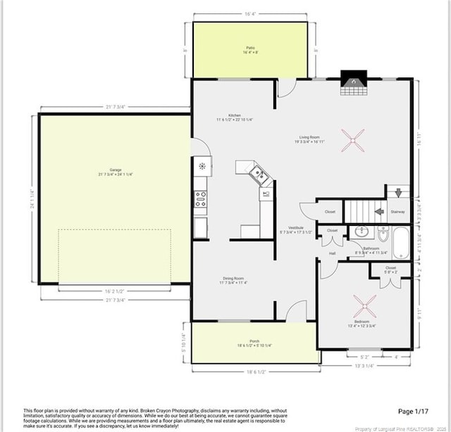 196 Wedgefield Dr, Raeford, NC 28376 - floor plan / room layout
