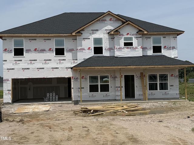 5134 Holly Hill Ct Lot 28, Battleboro, NC 27809 - property in mid-construction with a shingled roof and an attached garage