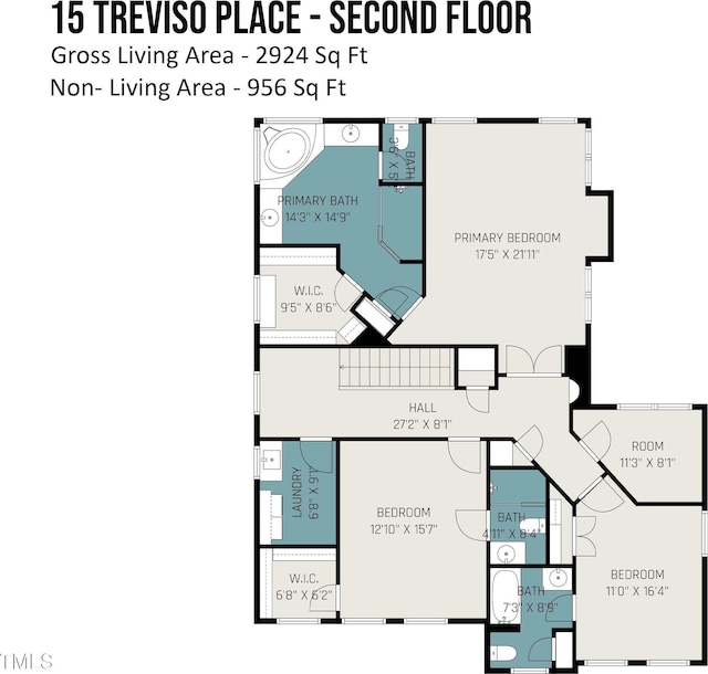 15 Treviso Pl, Durham, NC 27707 - room layout