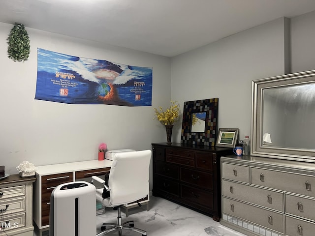 122 Button Rd, Morrisville, NC 27560 - home office featuring light marble finish flooring