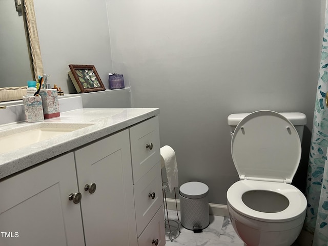 122 Button Rd, Morrisville, NC 27560 - full bathroom with marble finish floors and vanity