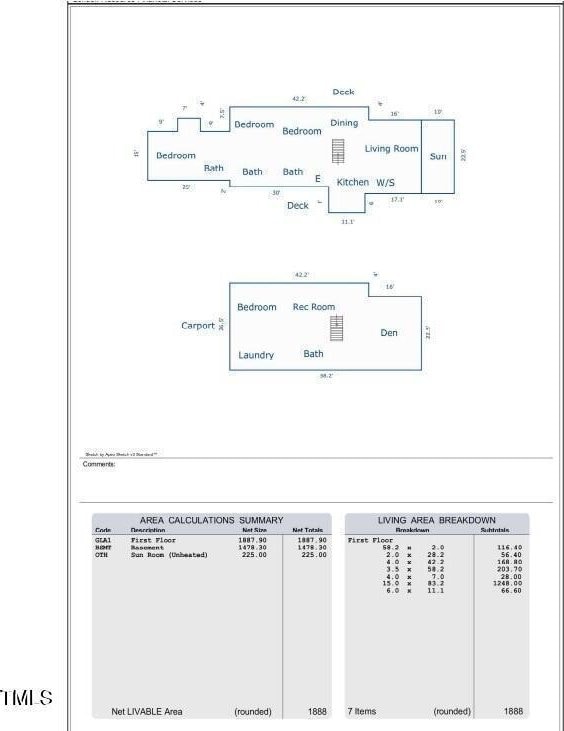 5900 Ebenezer Church Rd, Raleigh, NC 27612 - floor plan / room layout