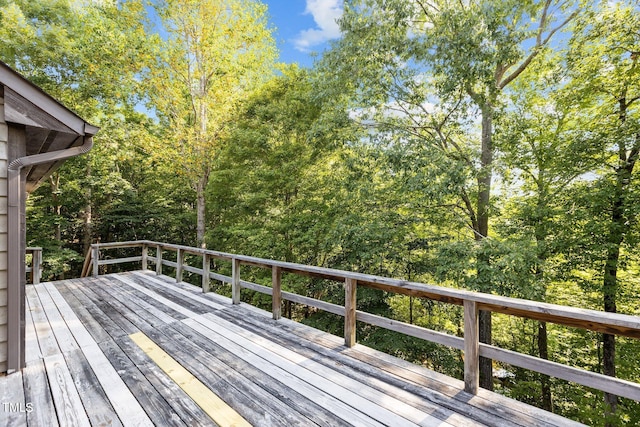5900 Ebenezer Church Rd, Raleigh, NC 27612 - view of wooden deck
