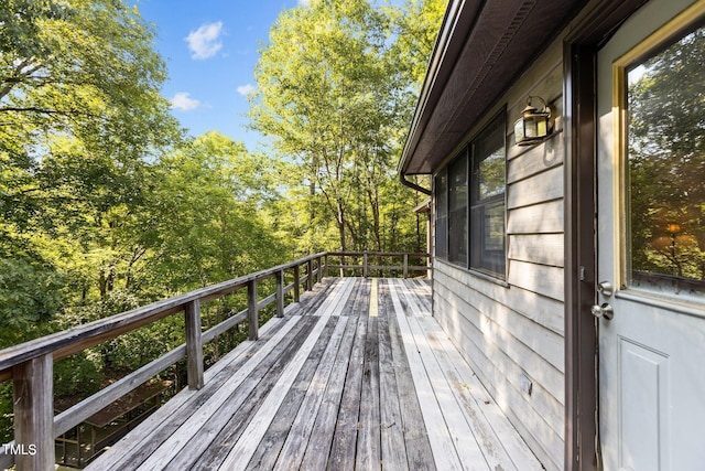 5900 Ebenezer Church Rd, Raleigh, NC 27612 - view of wooden terrace