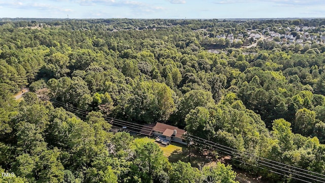 5900 Ebenezer Church Rd, Raleigh, NC 27612 - bird's eye view of a heavily wooded area