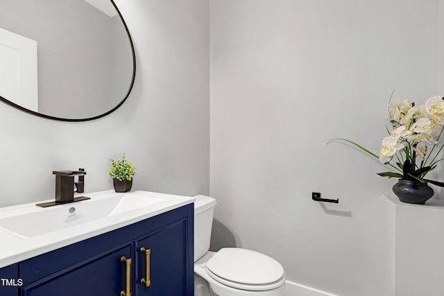 1003 E Sterlington Pl, Apex, NC 27502 - half bathroom with toilet and vanity