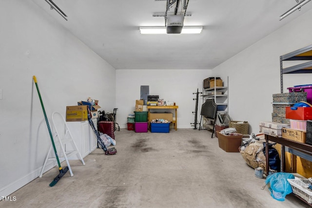 106 Irene Ct, Rocky Mount, NC 27804 - garage featuring a garage door opener and baseboards