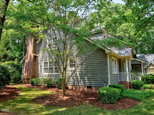 119 Long Shadow Ln, Cary, NC 27518 - view of property exterior with crawl space