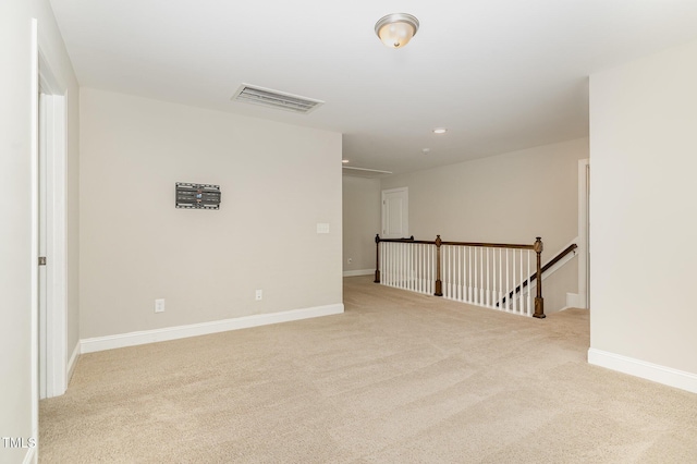 111 Laporte Path, Garner, NC 27529 - carpeted empty room featuring baseboards, attic access, and recessed lighting
