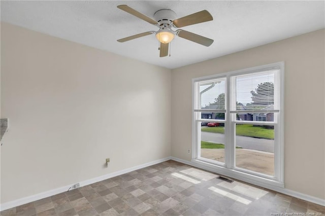 2256 Spindletree Dr, Fayetteville, NC 28304 - empty room with baseboards and ceiling fan
