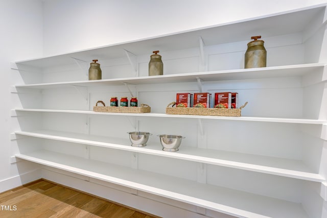 view of pantry