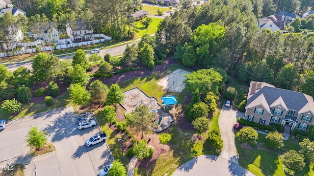 3404 Mount Pisgah Way, Cary, NC 27519 - aerial view of property's location with nearby suburban area