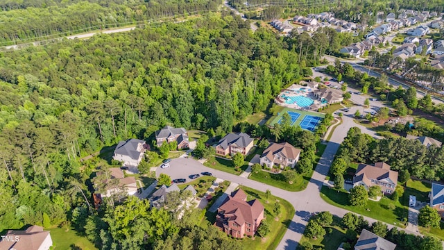 3404 Mount Pisgah Way, Cary, NC 27519 - view of property location featuring a heavily wooded area and nearby suburban area