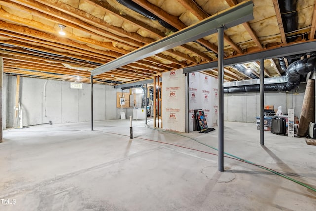 3404 Mount Pisgah Way, Cary, NC 27519 - unfinished basement featuring heating unit