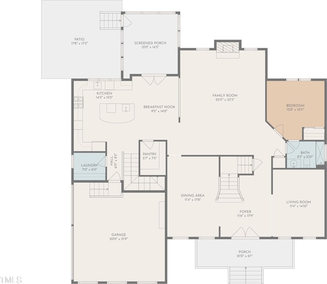 3404 Mount Pisgah Way, Cary, NC 27519 - room layout