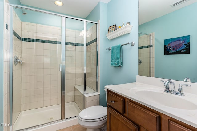 241 Serenity Hill Cir, Chapel Hill, NC 27516 - full bath with a stall shower, toilet, and vanity