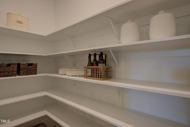 view of pantry