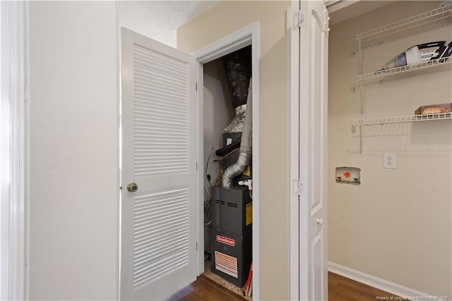 view of utility room
