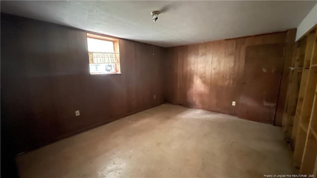 4313 Wellington Dr, Fayetteville, NC 28314 - unfurnished room with wooden walls