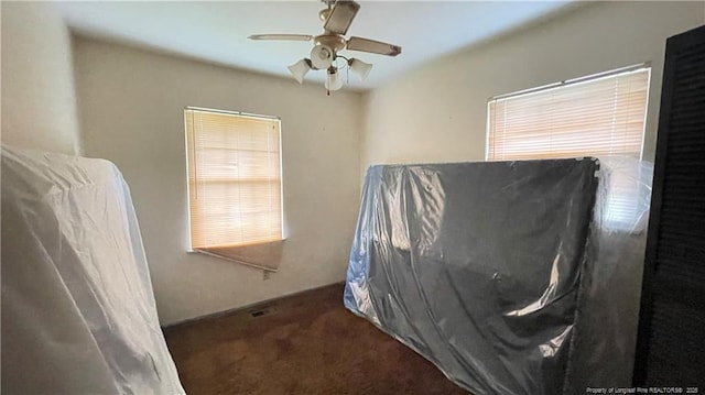 4313 Wellington Dr, Fayetteville, NC 28314 - bedroom with carpet floors and a ceiling fan
